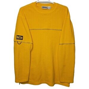 Aeropostale Big Ten Conference Yellow Sweatshirt Mens Size L Large Iowa Hawkeyes